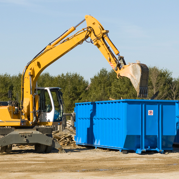 can i choose the location where the residential dumpster will be placed in Whitwell TN